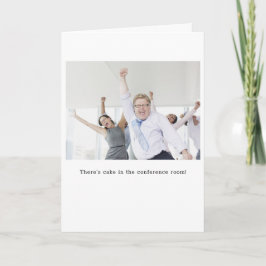 Cake in Conference Room誕生日カード カード