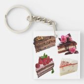 Cake Lovers Delicious Cakes Selection キーホルダー (正面)