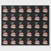 Cake Me Home Funny Food Pun Dark BG ラッピングペーパー (フラット)