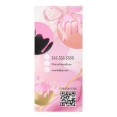 Cake Pops Baker Bakery Treats Pink ラックカード (裏面)
