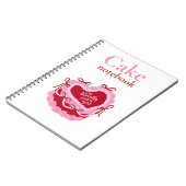Cake Recipe Journal for Baking Lovers ノートブック (左側)