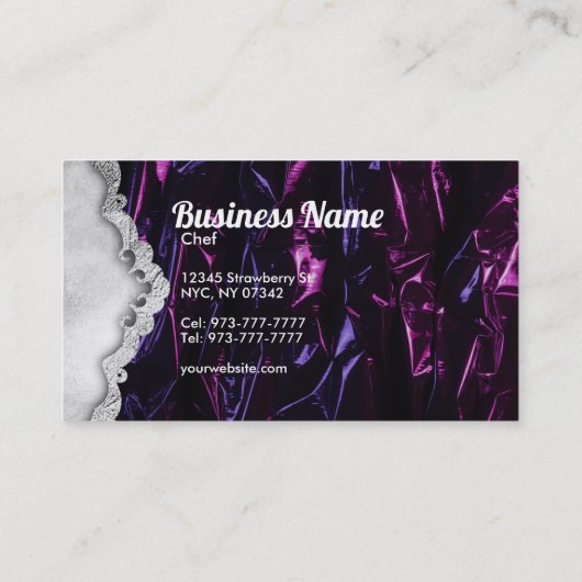 Cake Slogans名刺 名刺 (裏面)