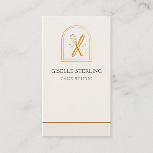 Cake Studio QR Code 名刺 (正面)