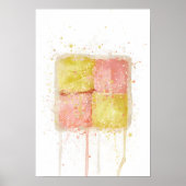 Cake Wall Art Print 'Battenberg' ポスター (正面)