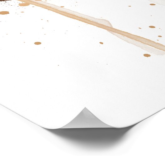 Cake Wall Art Print 'Carrot Cake'  ポスター (角)