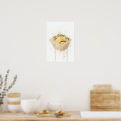 Cake Wall Art Print 'French Fancie Lemon' ポスター (キッチン)