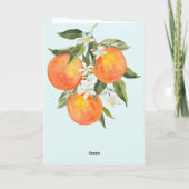 Cake Wishes誕生日カードとカラーリングページ カード (裏面)