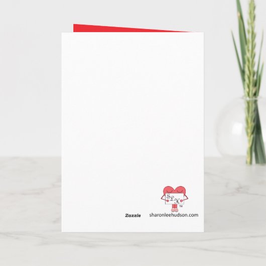 Cake with Cherries:  White Blank カード (裏面)