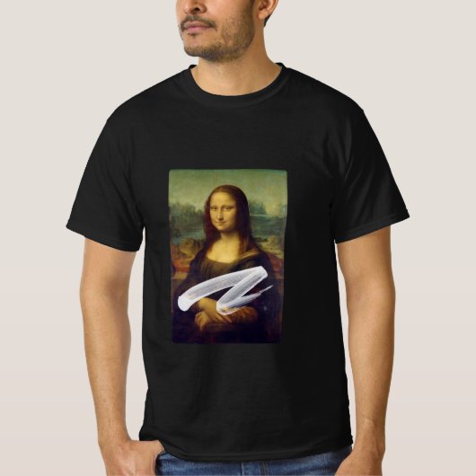 Caked Mona Lisa Tシャツ (正面)