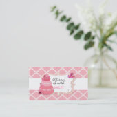 Cakes Bakery Business Cards 名刺 (スタンド正面)