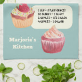 Cakes Kitchen Wisdomコンバージョンパーソナライズされた キッチンタオル (折り畳み)