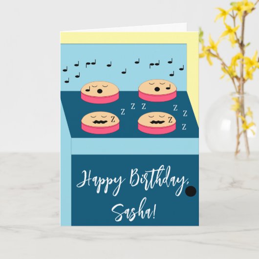 Cakes Waiting - Time 4 Frosting: Blank Birthday カード (黄色い花)