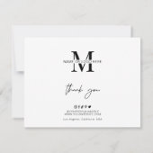 Cakesiclesガイ気にドミニマリストロゴベーカリー サンキューカード (裏面)