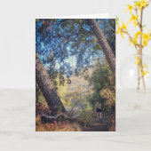 Calの自然の挨拶状: カードのハイキング カード (黄色い花)