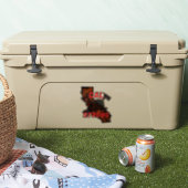 CAL火災強力なAXヘルメットレッド シール (クーラー)