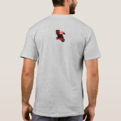 CAL火災強力なAXヘルメントレッド Tシャツ (裏面)