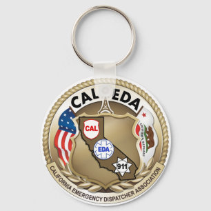 CAL-EDAのロゴKeychain (大きいロゴ) キーホルダー