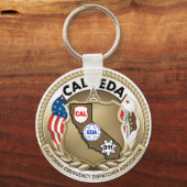 CAL-EDAロゴキーチェーン（大きなロゴ） キーホルダー (正面)
