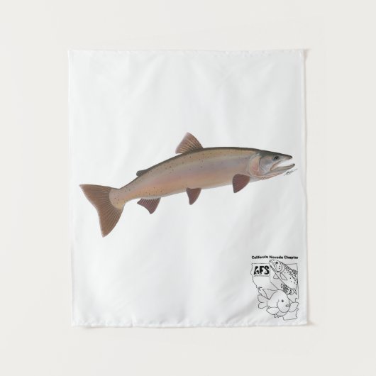 Cal-Neva AFSフィッシュシャツサポート学生サブユニット！ タペストリー (正面)