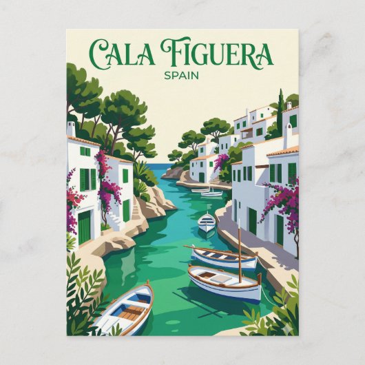 Cala Figuera Spain ポストカード (正面)
