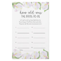 Cala flowers – 花嫁の年齢