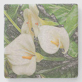 CALA LILY/DIG.EFFECTSを使用した石コースター ストーンコースター (正面)