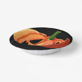 Calabaza Jack-o’-Lantern Low Poly | Halloween  ペーパーボウル (傾斜あり)