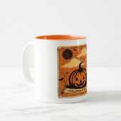 Calabaza Vintage "Halloven" ツートーンマグカップ (正面左)