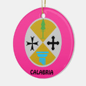 Calabria*イタリアのクリスマスのオーナメントカラブリアNatali セラミックオーナメント (左)