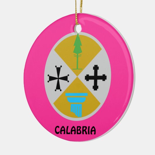 Calabria*イタリアのクリスマスのオーナメントカラブリアNatali セラミックオーナメント (左)