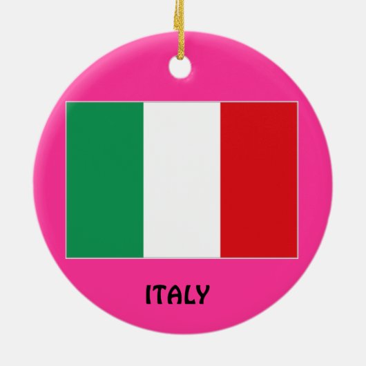 Calabria*イタリアのクリスマスのオーナメントカラブリアNatali セラミックオーナメント (裏面)