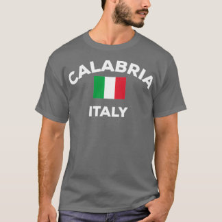Calabria Italy Italia Italian Flag Home City Touri Tシャツ