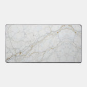 Calacatta Marble Texture — Top-Down View デスクマット (正面)