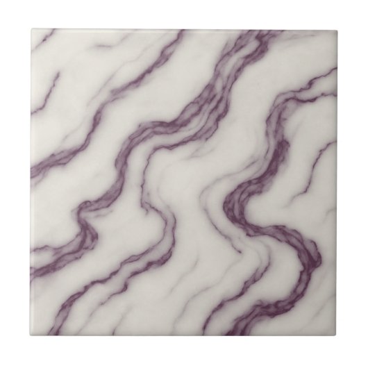 Calacatta Viola – Luxurious Burgundy Marble Tile タイル (正面)