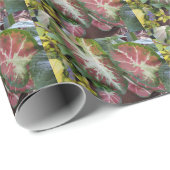 Caladium Garden Gardeners Delight Design ラッピングペーパー (ロールコーナー)