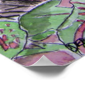 caladiums_plant_絵画s ポスター (角)