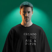 Calado You Are a Poeta 面白いポルトガル語の格言 Tシャツ