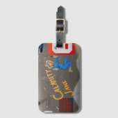 Calamity Jane B-24 Nose Art (ヴィンテージ融合) ラゲッジタグ (正面縦)
