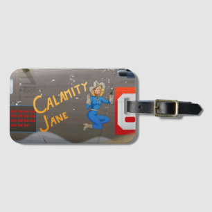 Calamity Jane B-24 Nose Art (ヴィンテージ融合) ラゲッジタグ