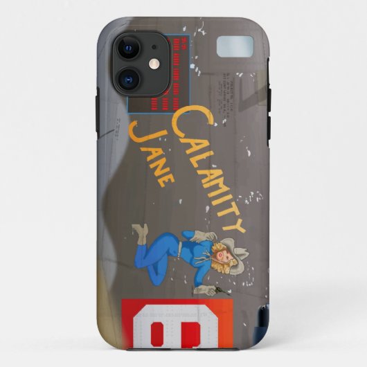 Calamity Jane B-24 Nose Art (ヴィンテージ融合) iPh Case-Mate iPhoneケース (裏面)