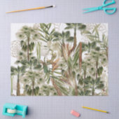 Calamusのヤシの木の葉状体の葉のフルーツのティッシュペーパー 薄葉紙 (クラフト)