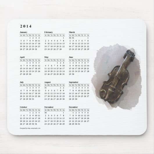 calandar mousepad マウスパッド (正面)