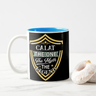 Calat The One The Myth The Legend ツートーンマグカップ