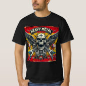 Calavera Alada: El Poder del Heavy Metal Español Tシャツ (正面)