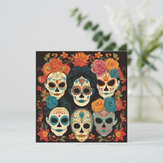 Calavera Artistry Hub「Dia de los Muertos」 招待状 (スタンド正面)