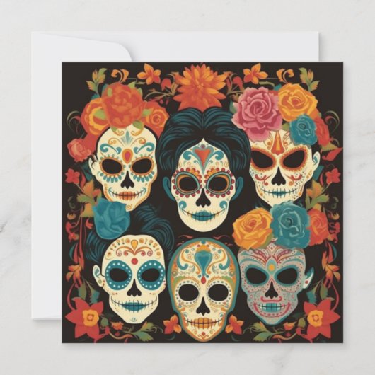 Calavera Artistry Hub「Dia de los Muertos」 招待状 (正面)
