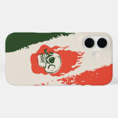 Calavera Caliente – 口ひげ付き炎のスカル Case-Mate iPhoneケース (裏面 (横))