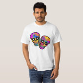 Calavera Couple Dia De Los Muertos  Tシャツ (正面フル)