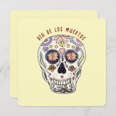 Calavera Dia De Los Muertos 招待状 (正面/裏面)