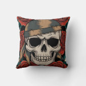 Calavera floral クッション (裏面)